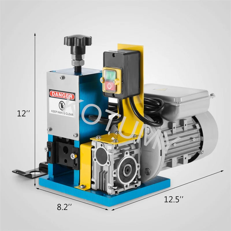 Imagem -05 - Máquina de Decapagem de Arame Elétrico Descascador de Cabos Descascamento Totalmente Automático Removendo Plástico Ferramentas de Borracha 0.18kw 110 v 220v