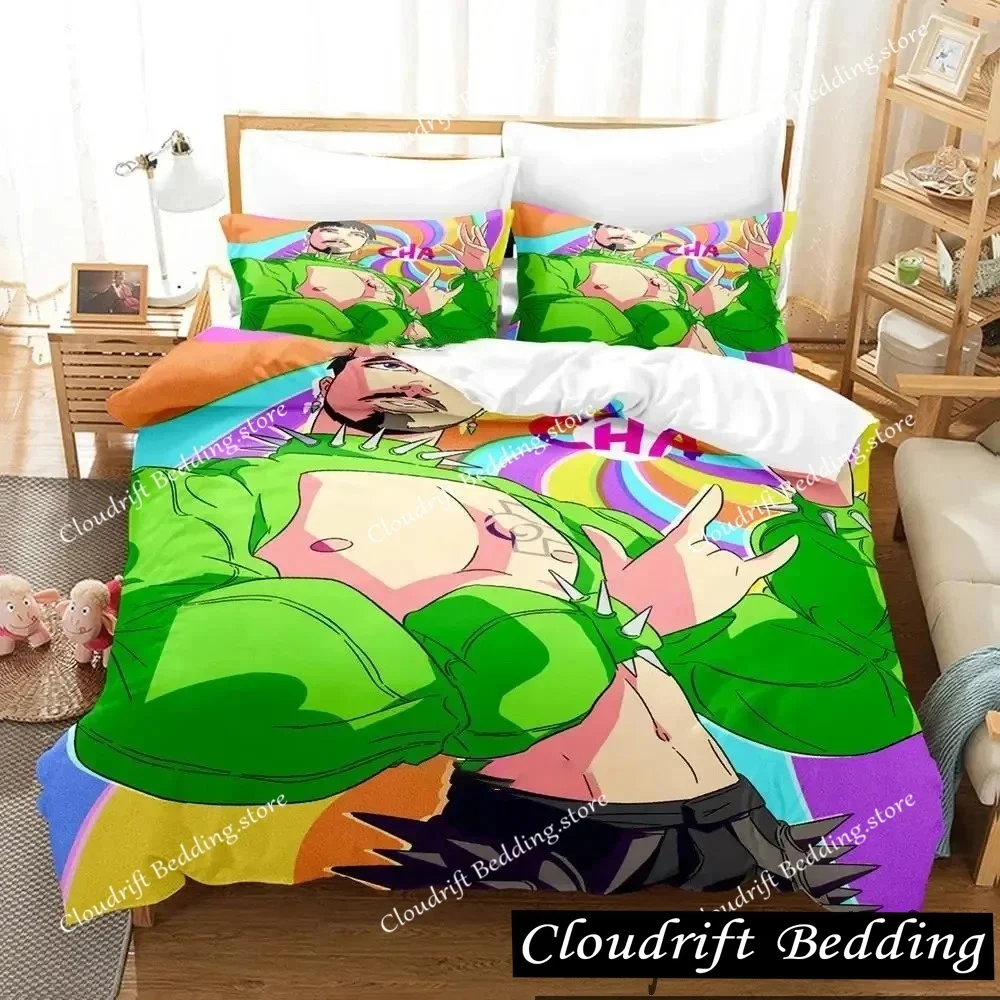 

Käärijä Cha Cha Cha kaarija Bedding Set Boys Girls Twin Queen King Size Duvet Cover Pillowcase Bed boys Adult