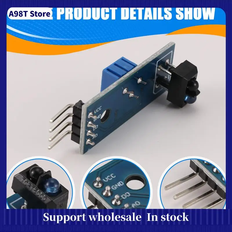 a98t-32-個-tcrt5000-赤外線反射センサー-ir-光電スイッチバリアライントラックモジュール-arduino-スマートカーロボット用