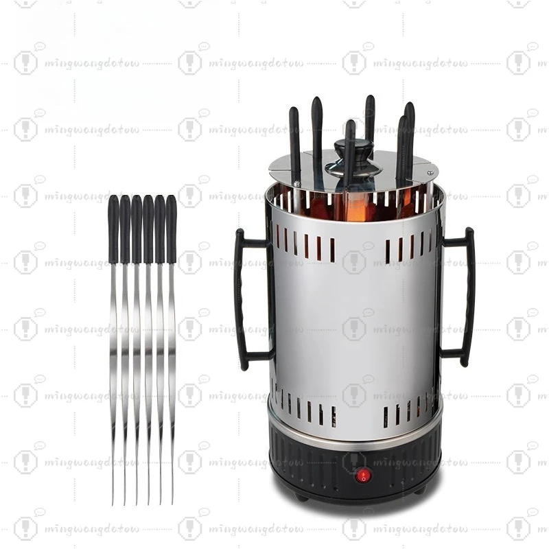 Household Smokeless BBQ Grill, Indoor & Outdoor Stainless Steel Barbecue Stove, Hanging Roaster Bucket