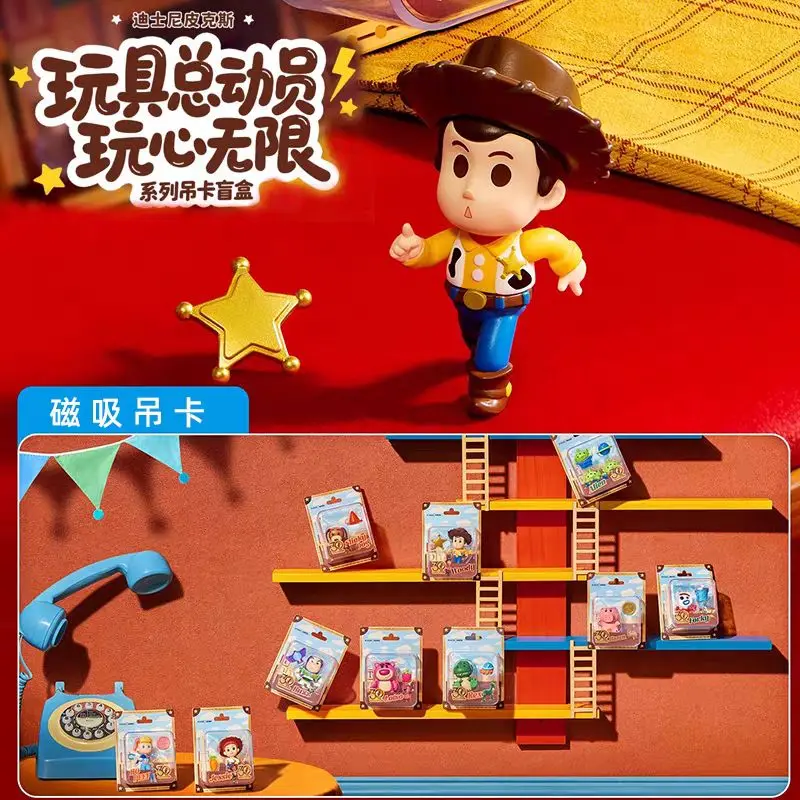 

Новая популярная оригинальная история игрушек, игра в 30-летие, неограниченное количество слепых коробок, серия, подвесная карта, мини-игрушки, сюрприз, праздничные подарки