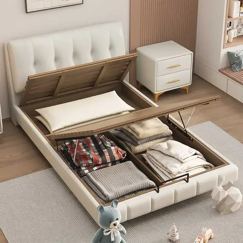 عرض الخشب الملكة سرير مزدوج غرفة نوم لينة الراقية إطار سرير أوروبي بيع التوأم العصرية الفاخرة الأميرة Beliche صالون الأثاث #4