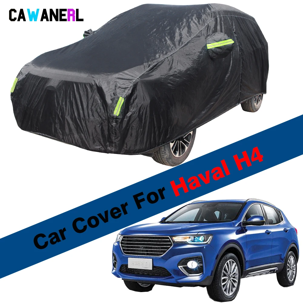 Car Cover For Great Wall Haval H4 Waterproof Summer Anti-UV Sun Shade Winter Rain Snow Prevent Auto Cover Windproof