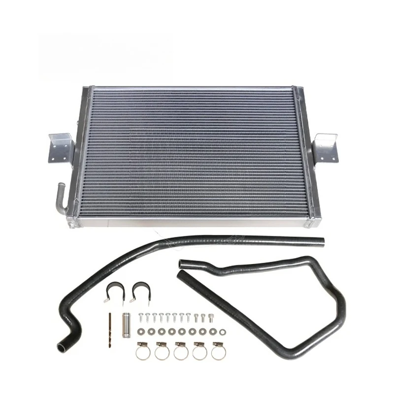 

For Audi S4 S5 SQ5 A5 A6 A7 Q5 3.0 TFSI EA837 Silver Radiator 09-17