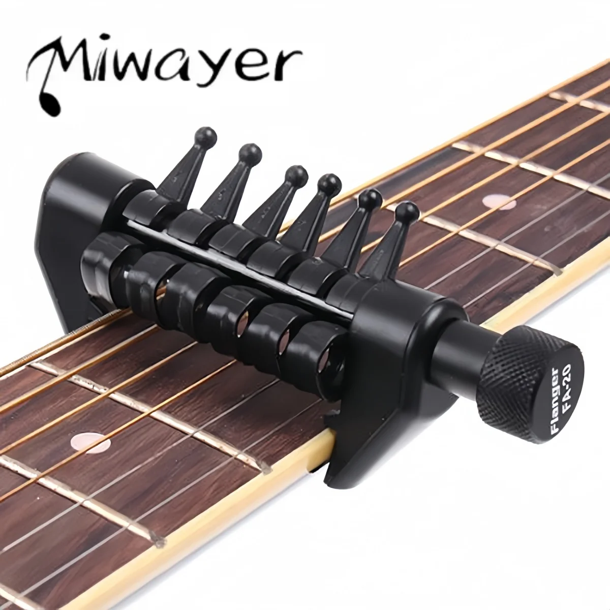 Miwayer Multifunction Spider Capo,Open Tuning Creative Tunings Can Tone Separately for Acoustic Electric Guitar Chord Accessory