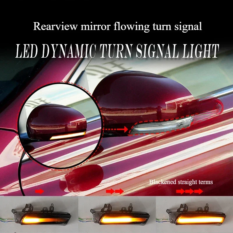 For Toyota CAMRY ACV40 WISH REIZ MARK CROWN Rearview mirrors yellow light flowing water turn signals