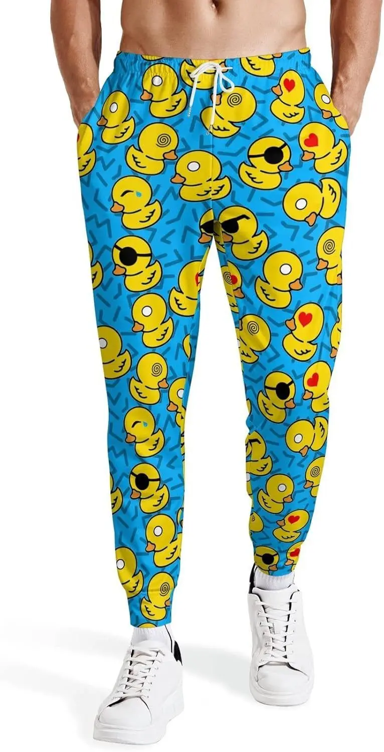2025 Sweatpants Mens 3D Printed Pants Interesting Pattern Joggers For Men Funny Pants Casual Track Pants Rave Outfit Sweat Pants