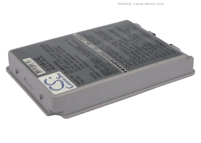 Imagem -04 - Bateria do Portátil para Apple 6612927 A1078 A1148 E68043 M9325 M9756 M9422 Powerbook g4 15 A1106 M8980j M8980ll 10.8v 4400mah