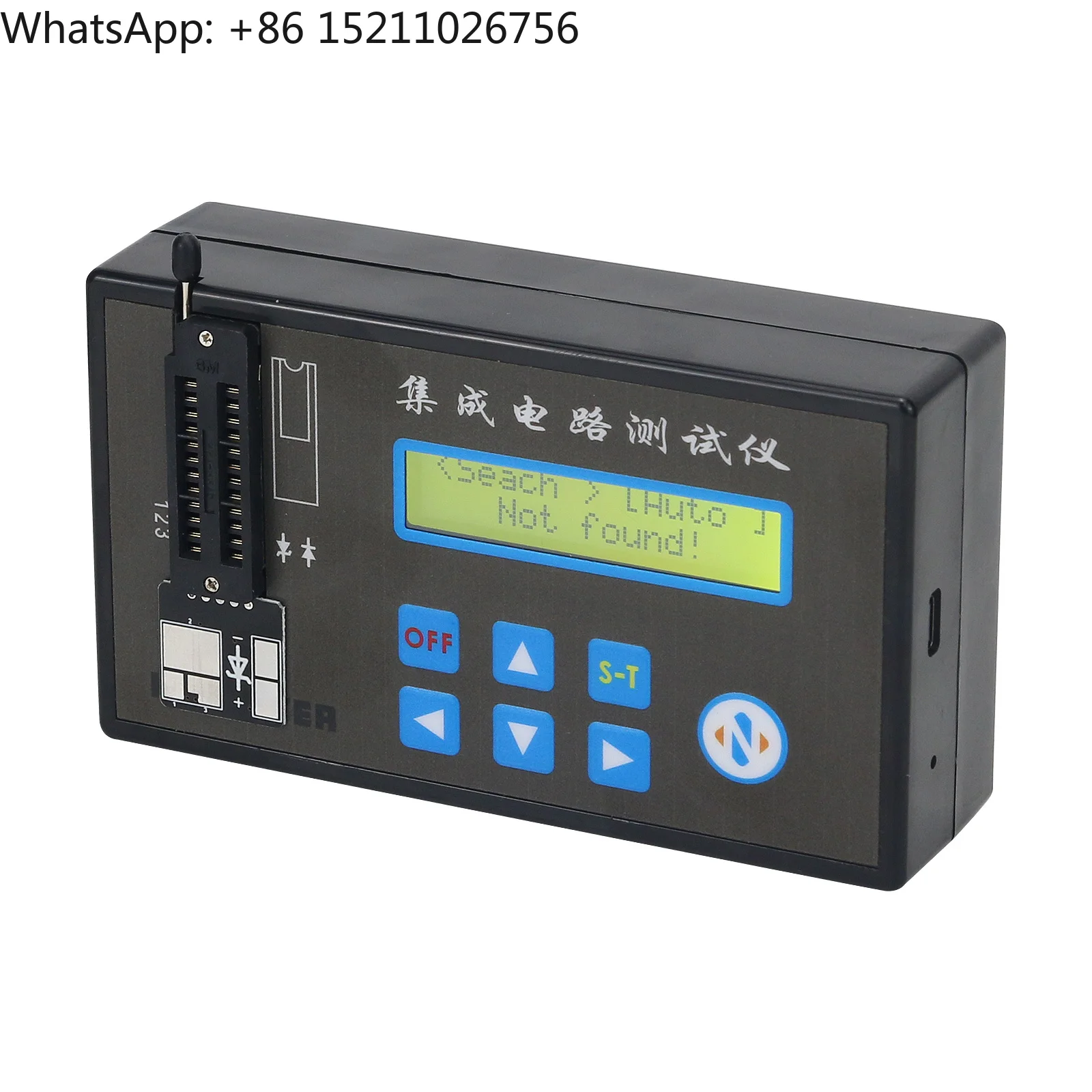 Integrated Circuit Tester Digital IC Tester for Logic Chip Optocoupler Diode Transistor Op Amp
