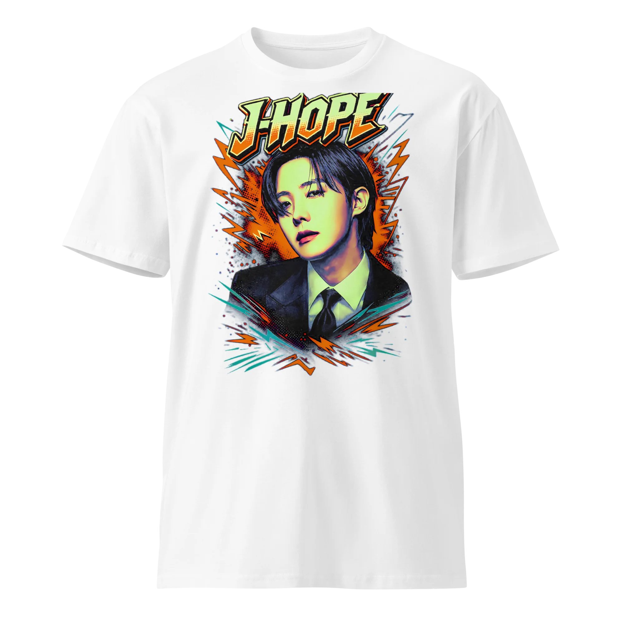 BTS J-hope Taehyung 2026 World Tour Doppelseitiges Grafik-T-Shirt mit Porträt und Tour-Städtenliste Kpop-Fans T-Shirt für Männer, Frauen und Kinder – Detail 5