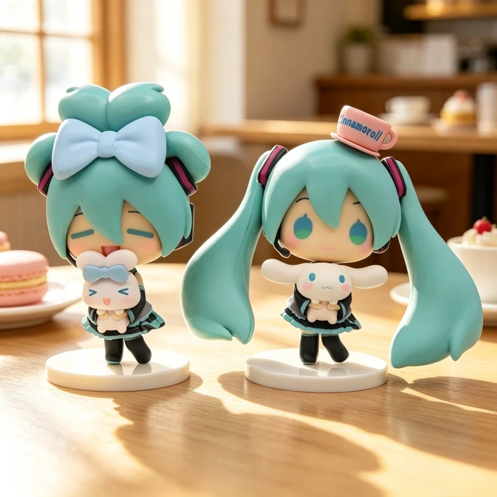 Figurines d'action Hatsune Miku de 8 à 10 cm, figurines d'action Miku, statue en PVC, décoration de bureau, modèle de collection, jouets, cadeaux