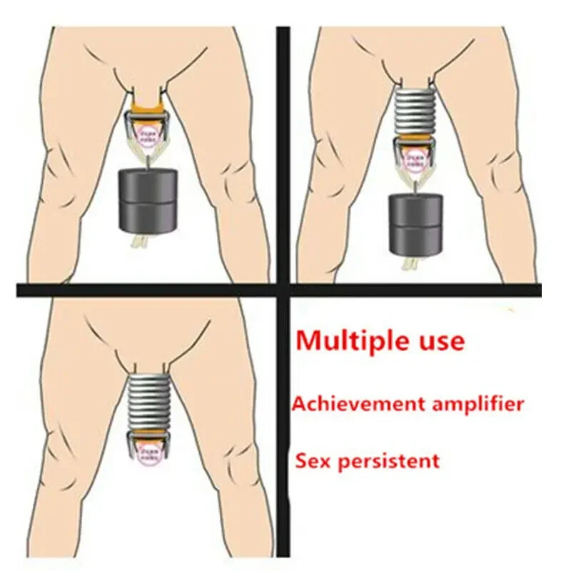 Male Penis Extender Penis Weight Stretcher Pure Physical Cock Stretcher Enhancer Exercise Device Penis Hanging Enlargement Syste