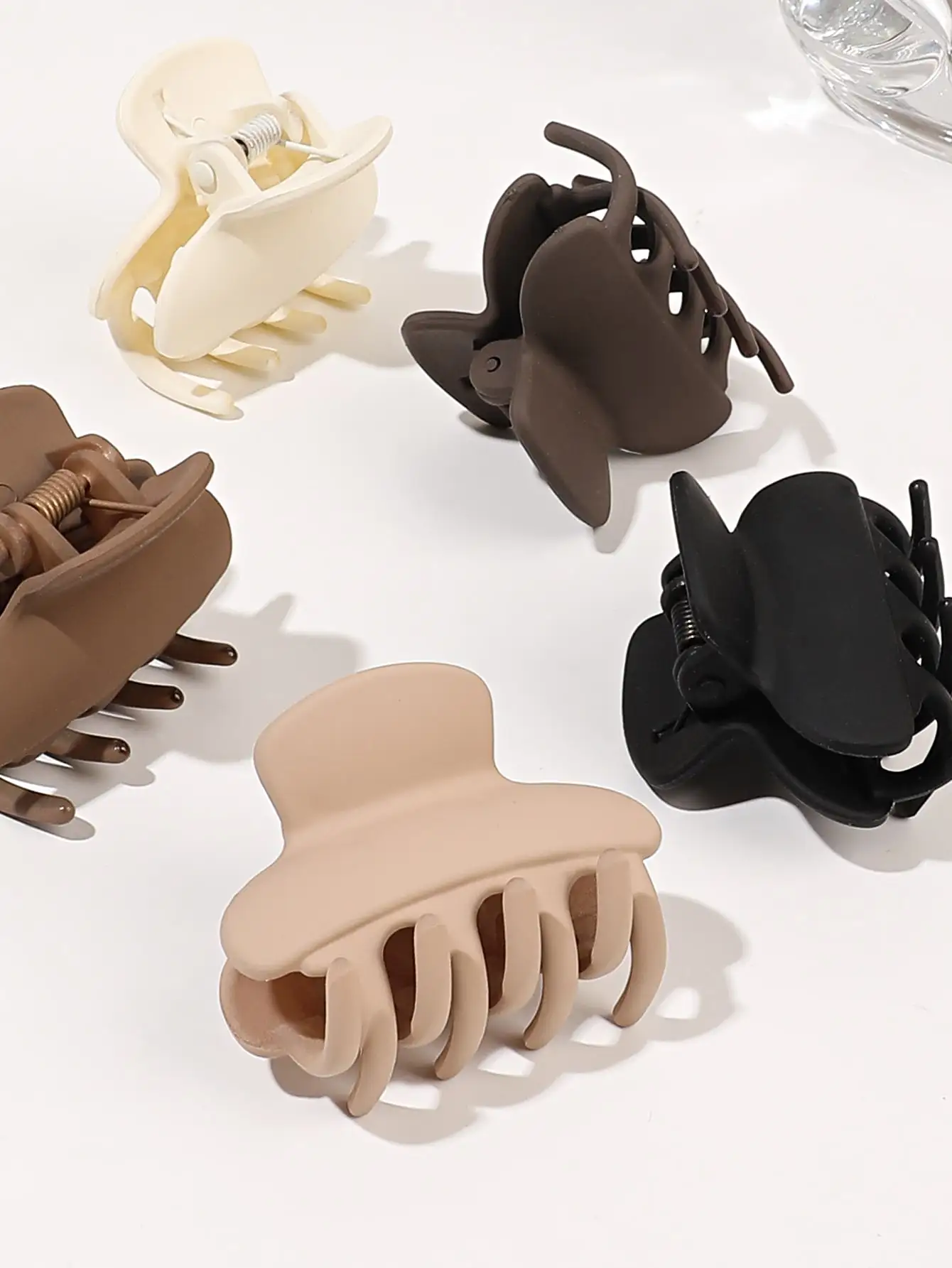 5 Stück mittelgroße 1,7 Zoll neutrale Haarklammern für Frauen und Mädchen, dünnes, dickes Haar, rutschfeste Haarklammern, Haar-Accessoires – Detail 17