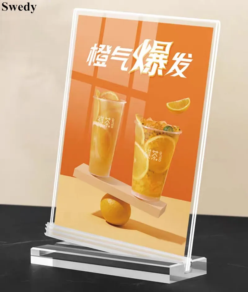A4 210x297mm Acrylic Sign Holder Display Stand 8.5