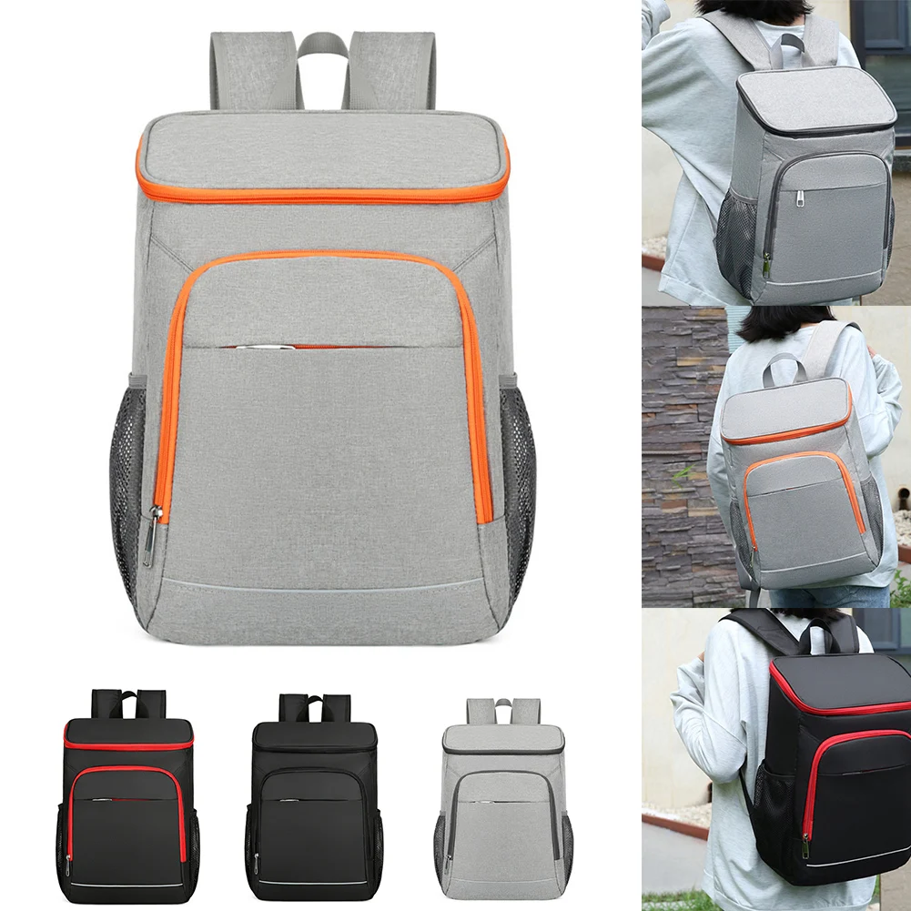 /Large /Capacity /Insulated Cooler Backpack Waterproof Oxford Thermal Lunch Bag For Camping Picnic Travel Beach Outdoor Storage