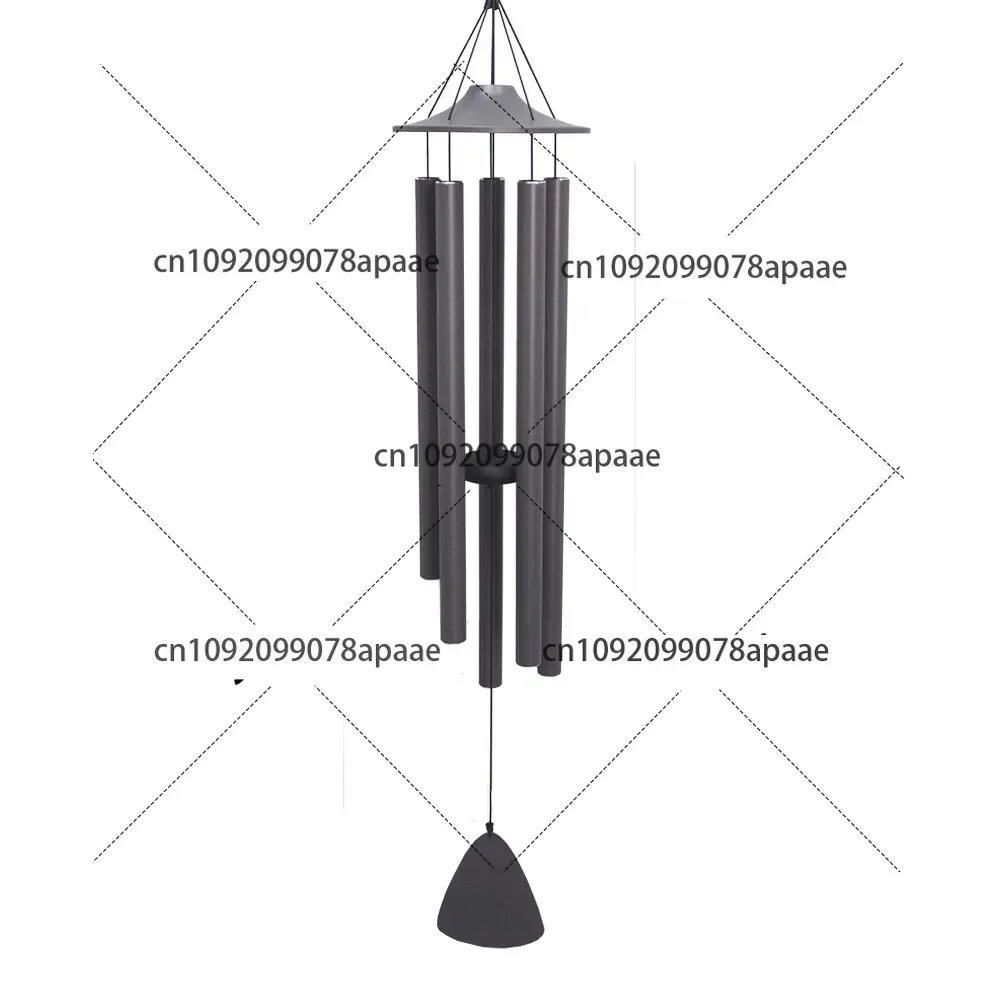 

45-дюймовые колокольчики глубокого тона, колокольчики, регулируемый тон, подвеска в виде колокольчика, балкон, подвесной орнамент, сад, дом, декоративные