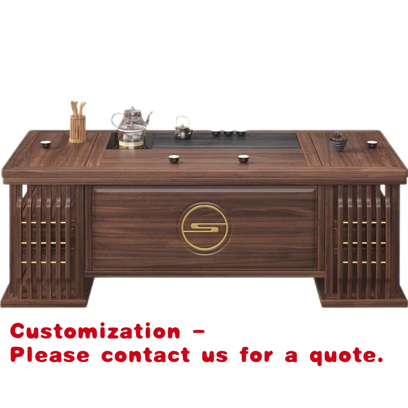 custom.Factory Good Load Bearing Wooden Carved Tea Table Natural Wood Slab Tea Tables