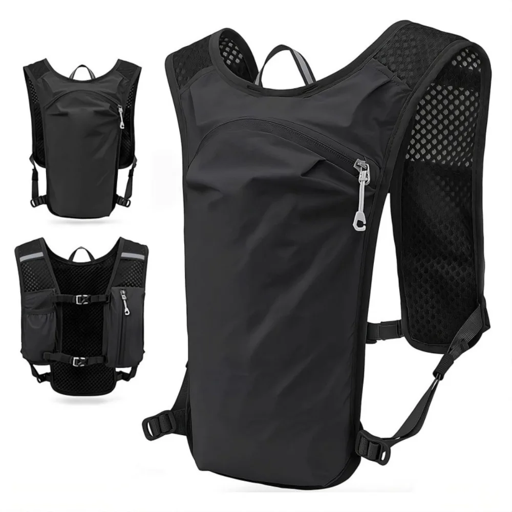 Running Hydration Vest Backpack,Lightweight Insulated Pack with 1.5L Water Bladder Bag for Hiking Trail Running Cycling Race