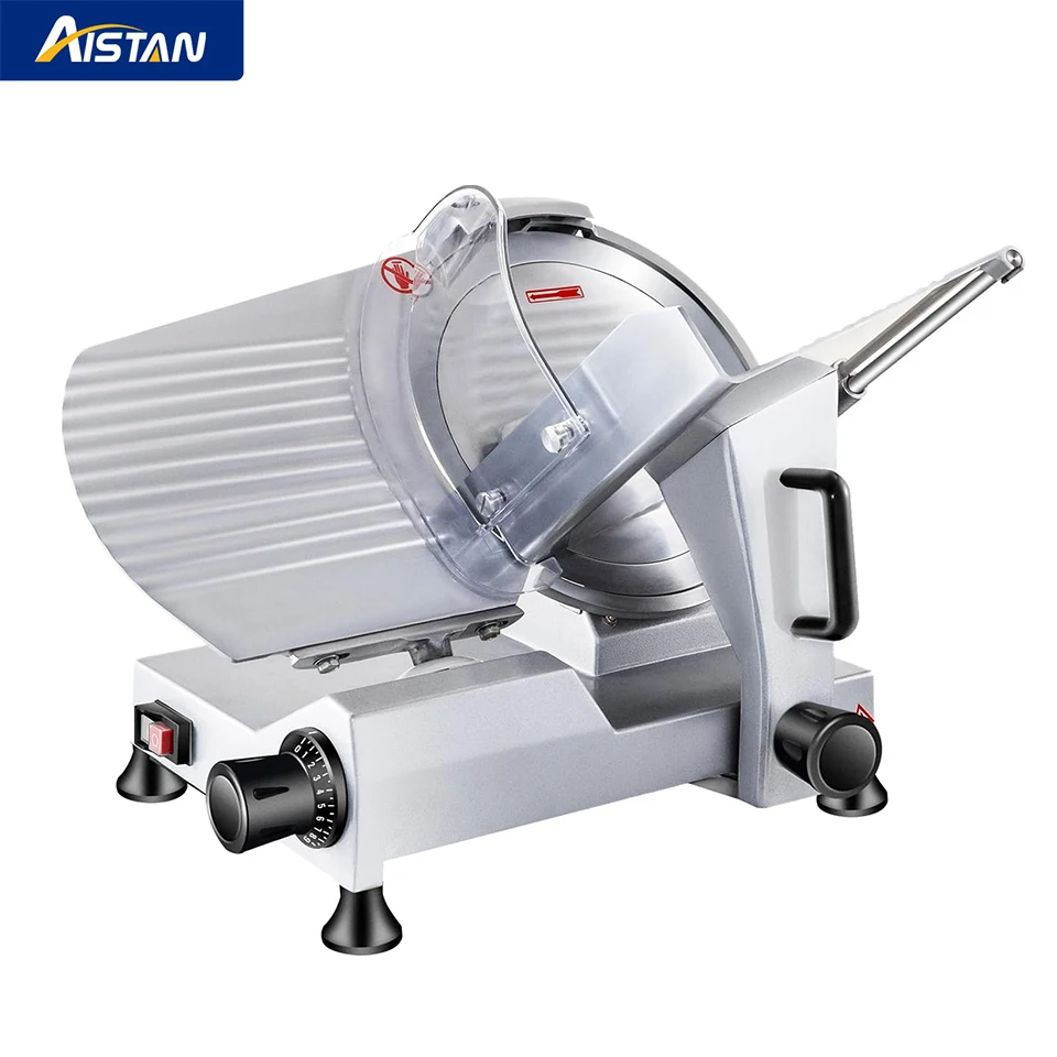 

HBS300 Electric Meat Cutting Machine, Deli & Food Slicer, Adjustable Slice Thickness, Non-Slip Suction Feet, Removable 12" Blade