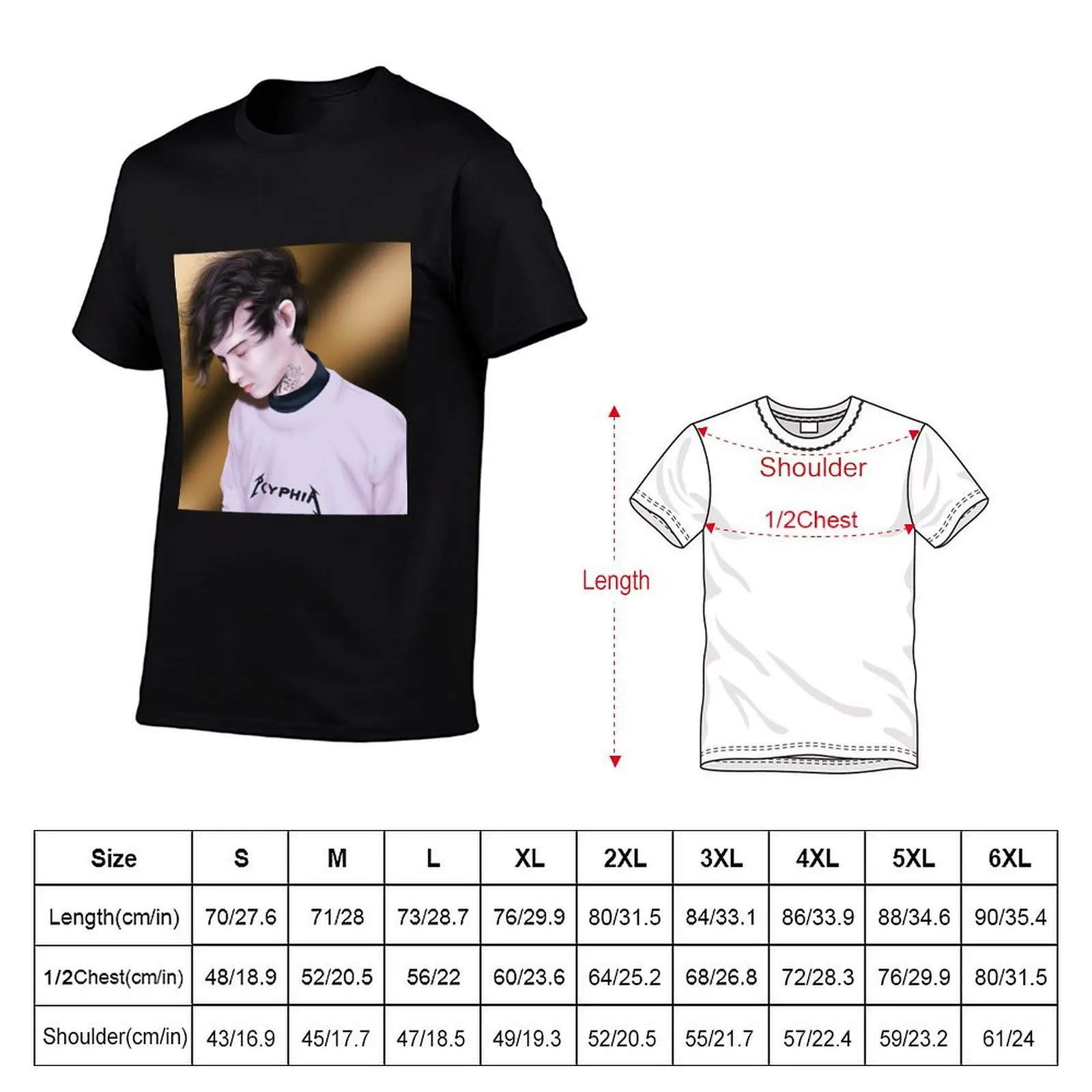 Polyphia Tim Henson T-Shirt affliction shirts customs design your own Men's cotton t-shirt