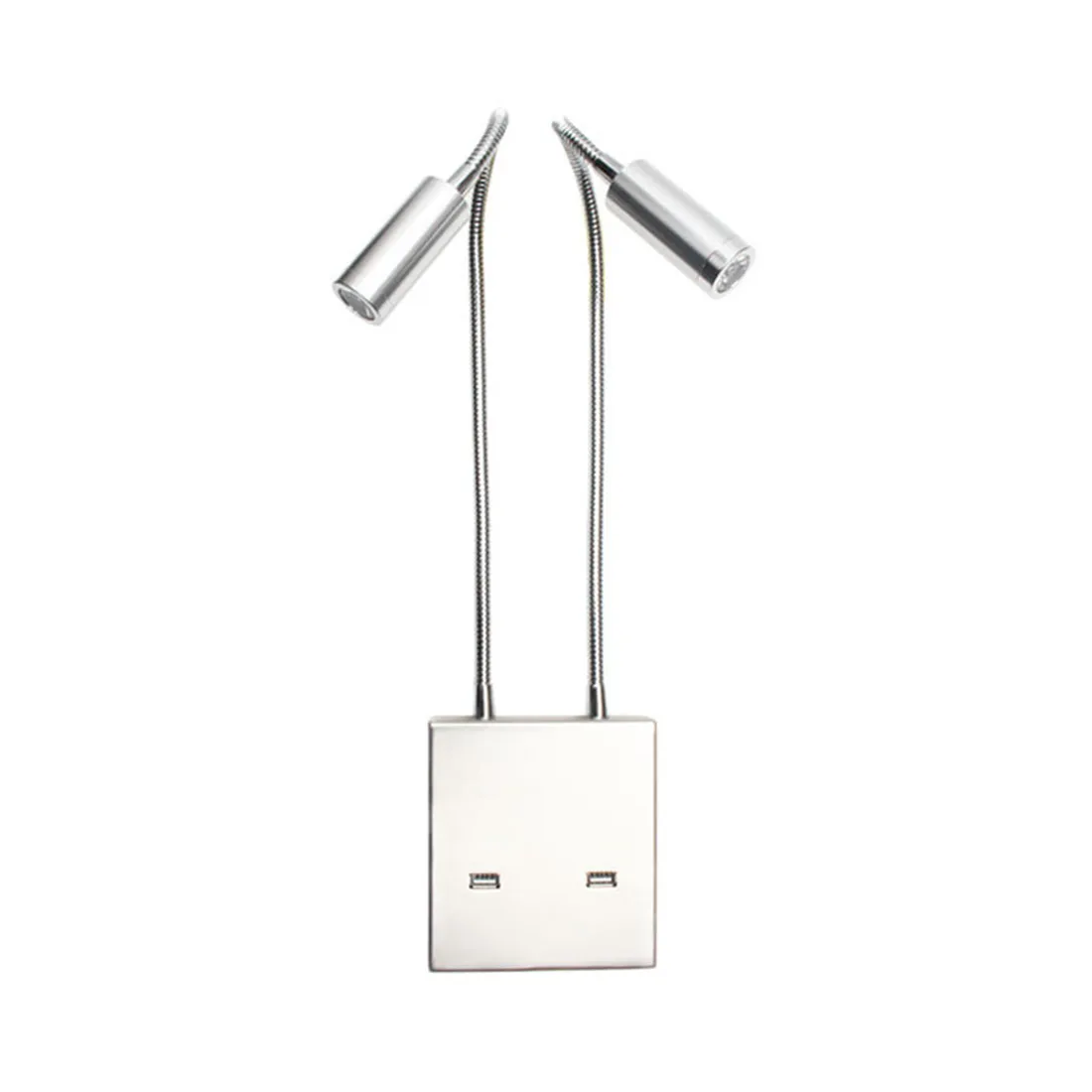 Double USB Charging Port LED Wall Sconces,USB LED Bedside Reading Wall Lamp Light,Living Room Wall Lamp Light,Corridor Wall Lamp