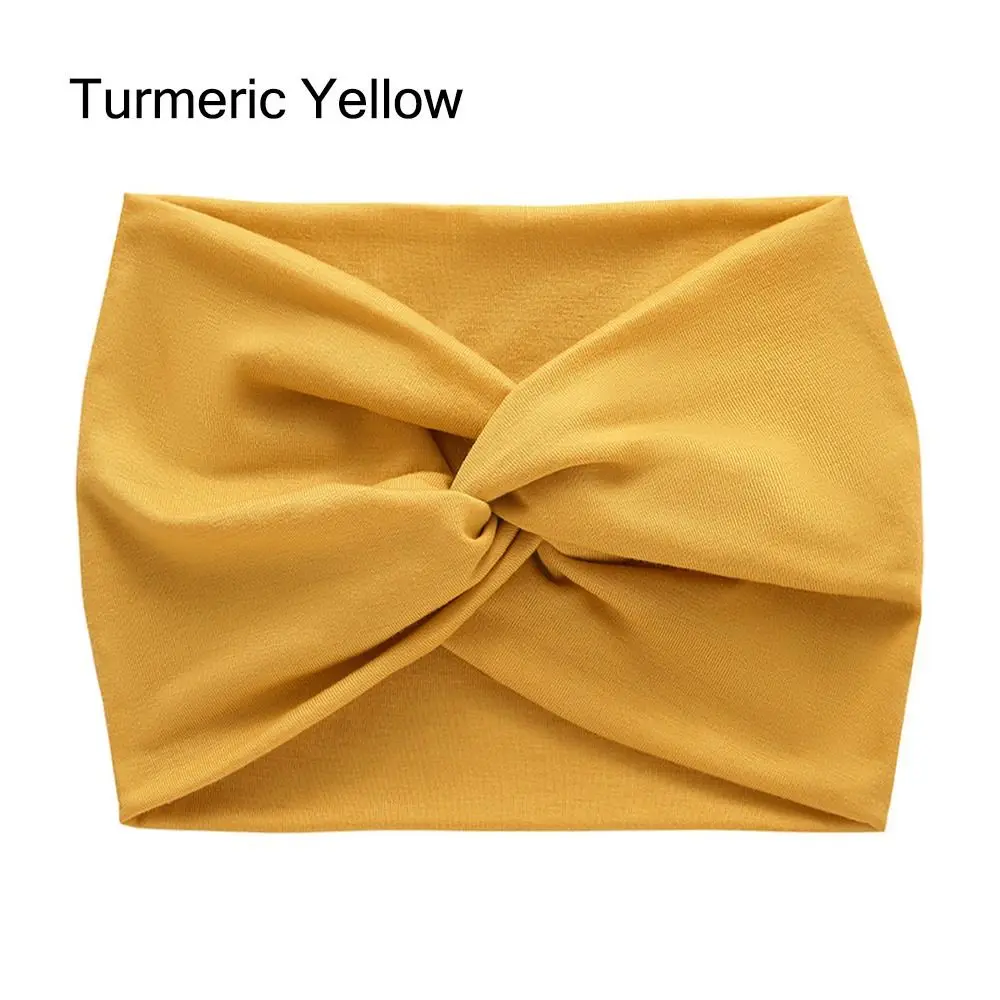 Boho Yoga Hair Bands Thick Extra Large Turban Wide Headbands Head Wraps for Women Workout Headband