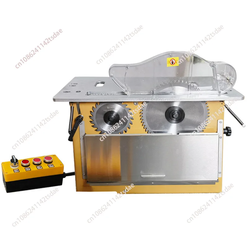 Woodworking home improvement push table saw multi-functional dust-free saw folding push table child and mother precision saw