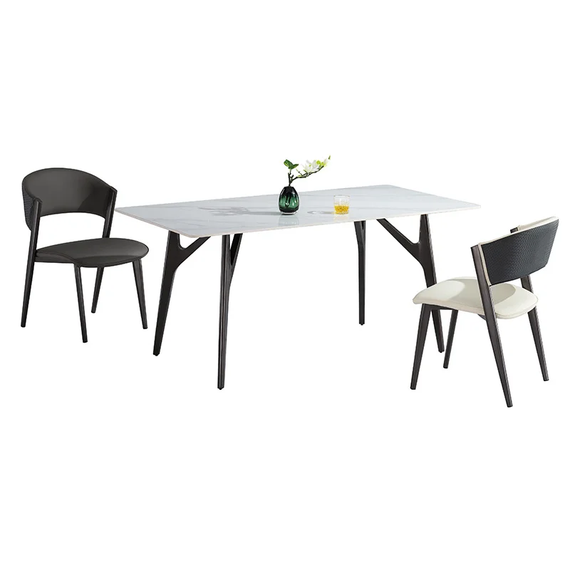 

#Very Simple Rock Table Modern Small Family Dining Room Furniture Rectangular Dining Table
