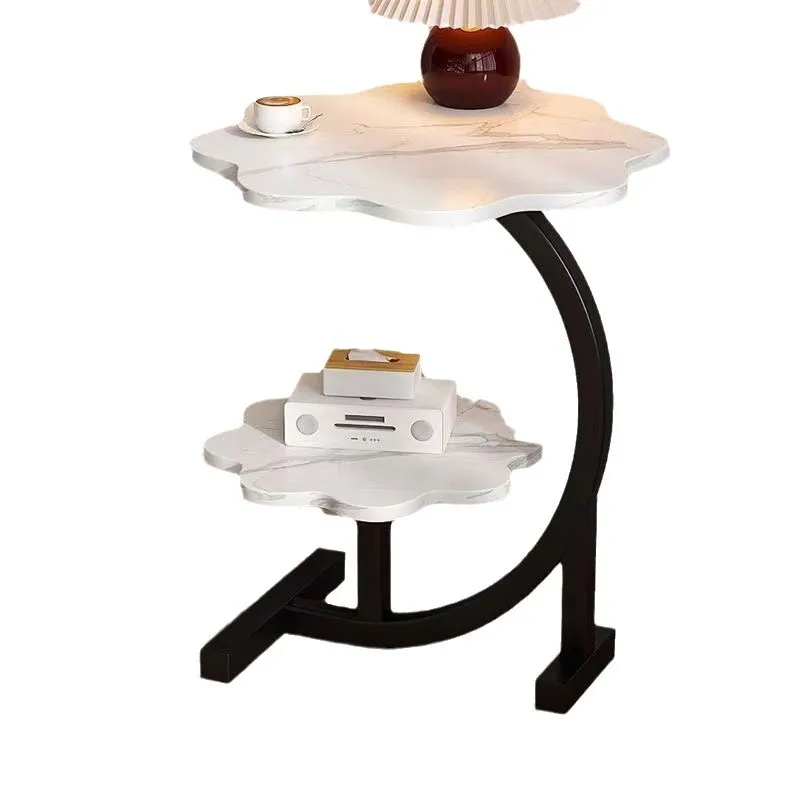 

Customized Nordic style light luxury edge modern bedside bedside sofa side table simple coffee table Internet celebrity rack
