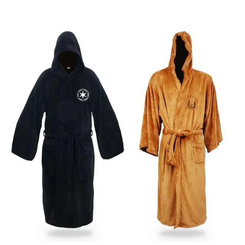 Star Wars cosplay bathrobes, coral velvet pajamas, Jedi, Galactic Empire, bathrobes, pajamas