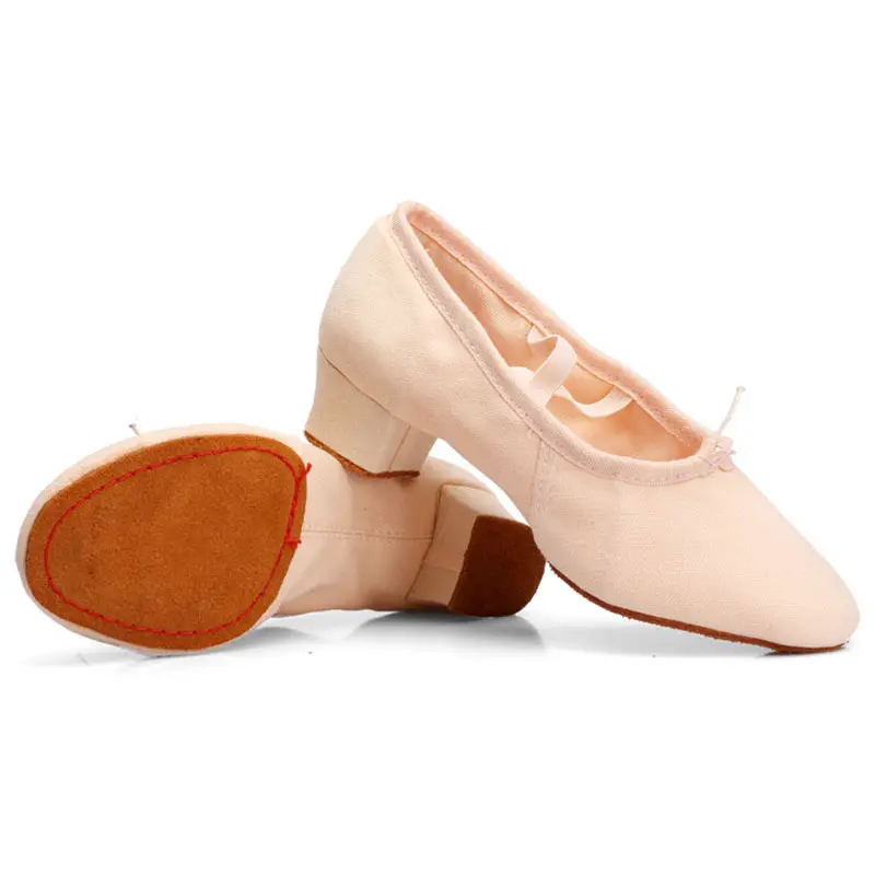 Ballet Dance Shoes Women Teacher Stage Training Shoes Soft Sole Slippers Yoga Practice Shoes Girl\'s Jazz Dancing Performa Shoes