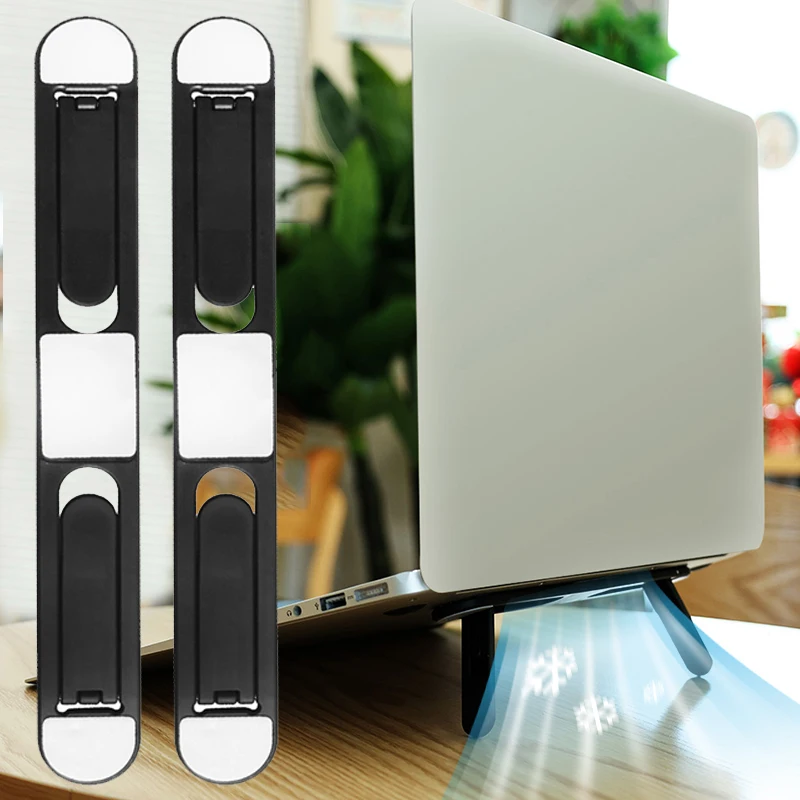 Tragbare Laptops Stehen Faltbare UnterstüTzung Notebook Stand Computer Laptop Halter KüHlung Halterung Riser Laptop Pc Tablet ZubehöR