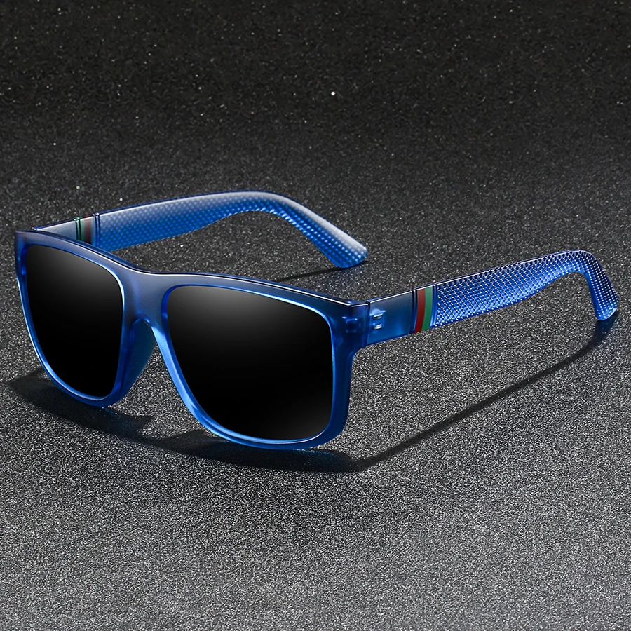Classic Fashion Vintage Check Square Sunglasses Neutral Casual Fishing Driving Fashion Brand Designer Travel Vacation Sun Glasse