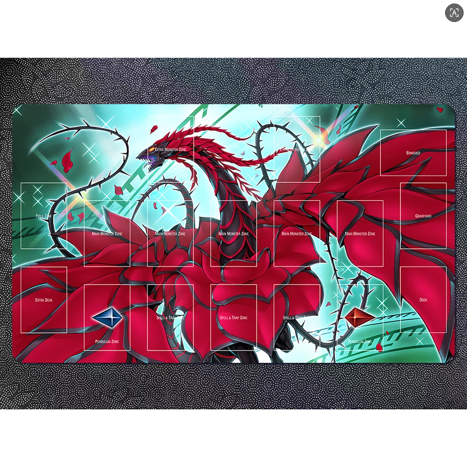 遊戯王 プレイマット ブラックローズドラゴン TCG CCG OCG