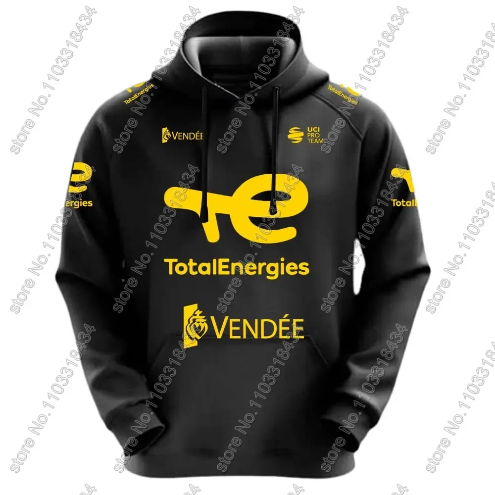 

Total New Energies 2024 Team Hoodie Men Casual Sweatshirt Winter Golden Hoodies Cycling Clothing Hoody Streetwear Sportswear