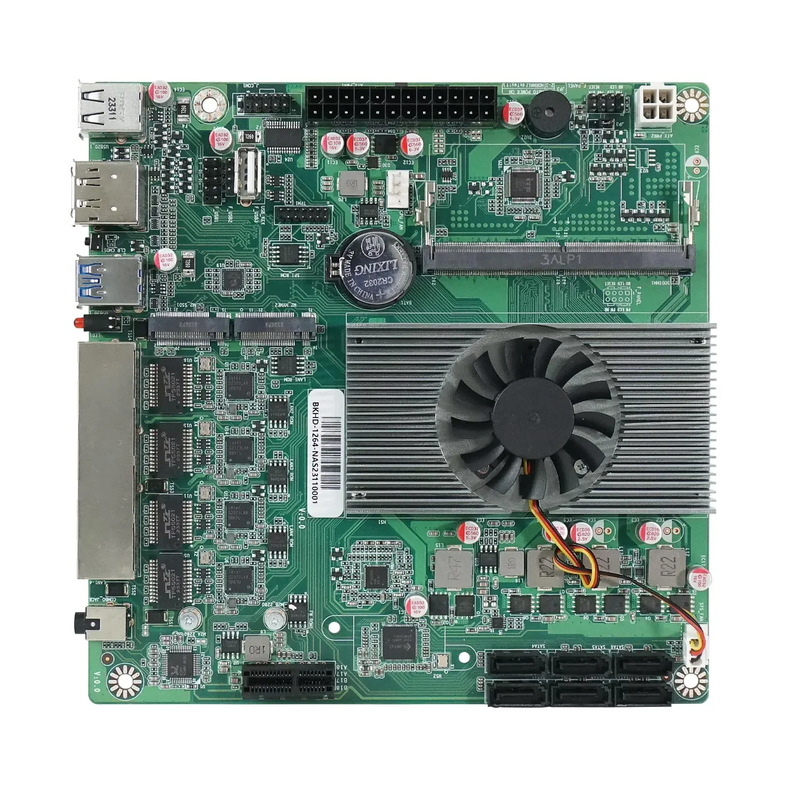 Good quality Mini Nuc N100 motherboard 4lans mini nuc pc motherboard DDR5 mini itx motherboard