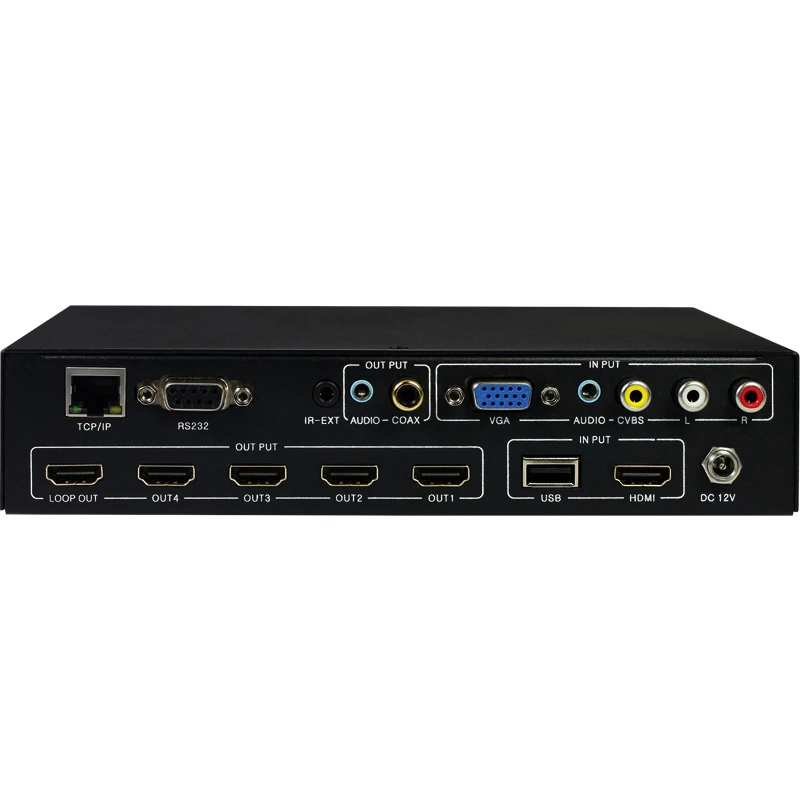 

4 Channel TV Video Wall Controller 2x2 1x3 1x2 HDMI DVI VGA USB Video Processo