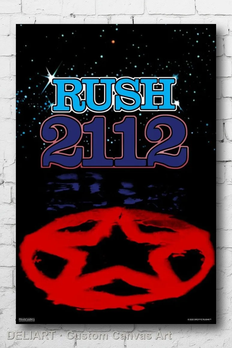 

RUSH - Canvas Poster (1965) Custom Size Available Room Decoration Home Decor Wall Art