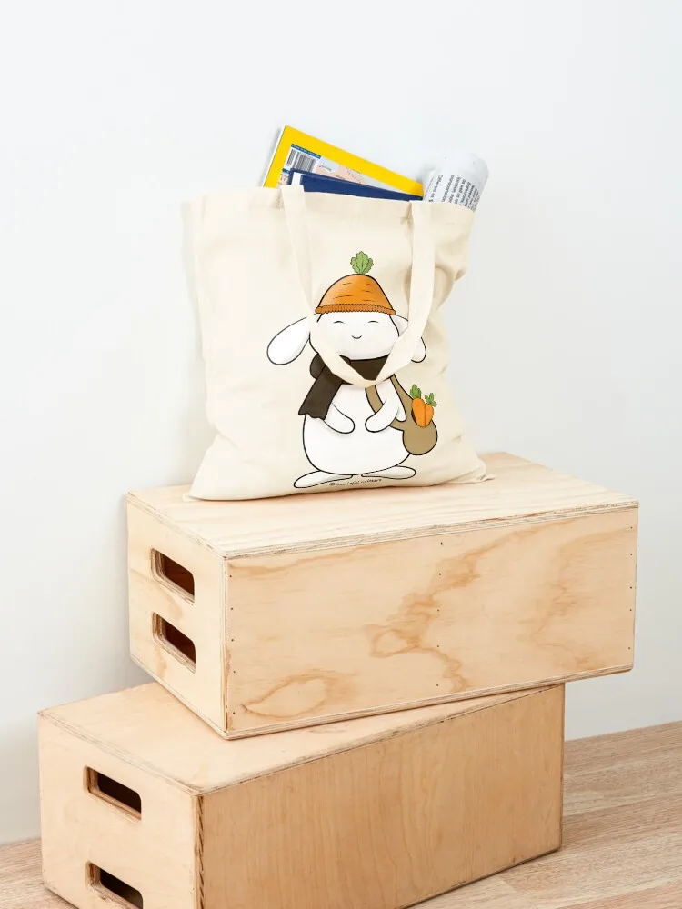 Hopster Bunny Tote Bag shopper bag women shopping trolley bag tote bags aesthetic cloth woman