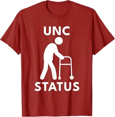 UNC Status Lustiges Meme-T-Shirt für alte Menschen Y2k UNC Era Sarkastischer Witz Spruch T-Shirt Neuheit Geschenk Personalisierte Streetwear Kleidung Top – Detail 3