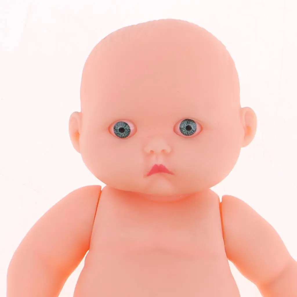 11cm 수제 리얼리틱 비닐 리본 인형 귀여운 아기 남자 인형 일반 피부