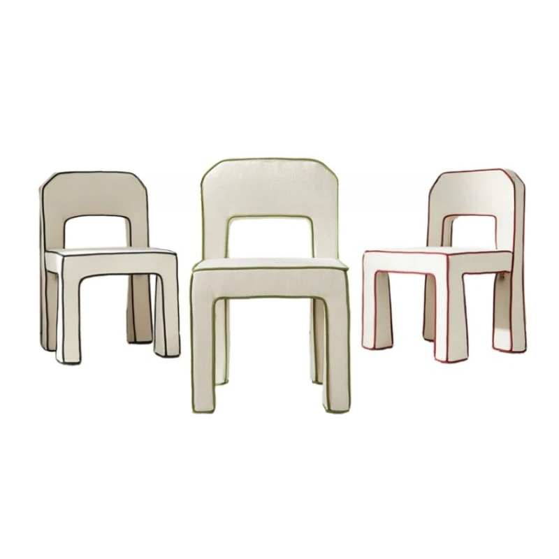 

Household back chair, living room dining chair, girls bedroom dressing stool