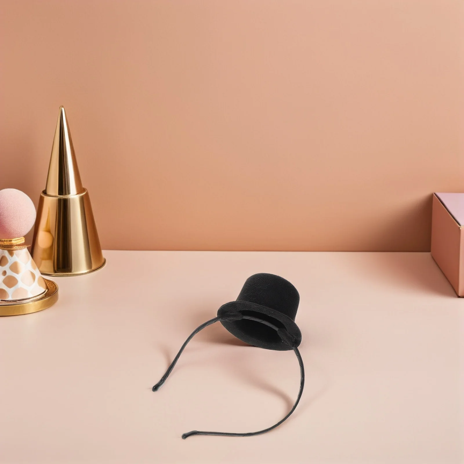 2 uds Mini sombrero de copa diadema estilo bombín diadema de fiesta para eventos temáticos Halloween Cosplay pelo de fiesta de cumpleaños victoriano