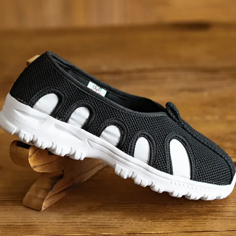 Sommer neue lässige bequeme Hanfschuhe Männer taoistische Priester Kampfkunst Sneaker Erwachsene Team Performance Match rutschfeste flache Schuhe