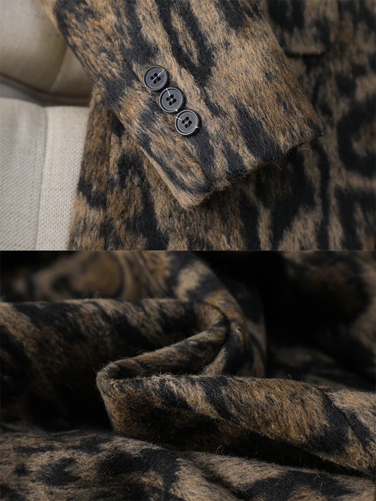 Fashion Coffee Green Casual Ladies Blazer Women Long Sleeve Single Button Slim Female Autumn Winter Jacket JJ1059 - Image 6