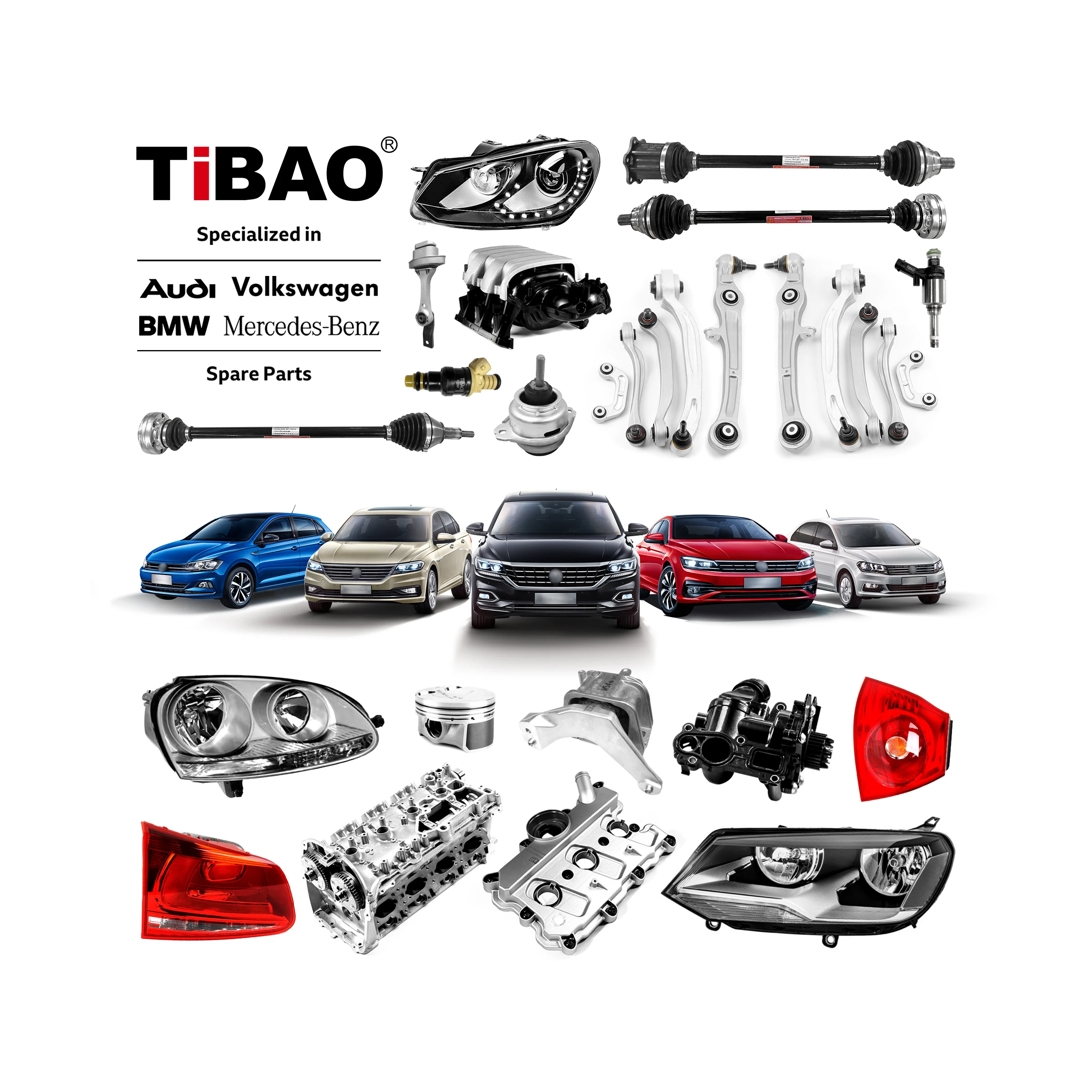 EA211 1.2T CYA 4 Cylinder Engine Assembly for Audi A3 VW Golf Sagitar Lavida 04E100034P