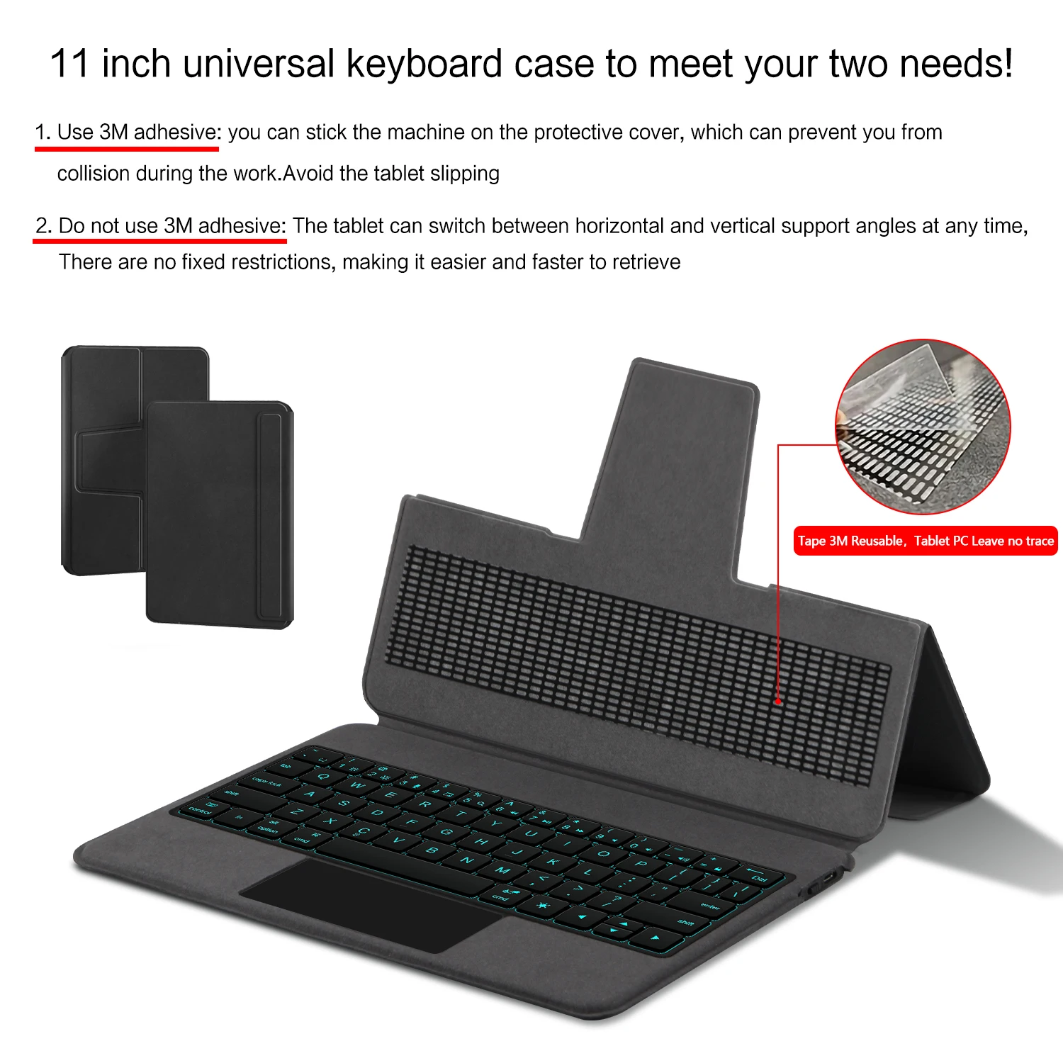 Universal Keyboard Case For Lenovo Xiaoxin Pad Pro GT 11.1" Tablet Cover For Xiaoxin Pad 11 2024 2025 Touchpad Backlit Keyboard