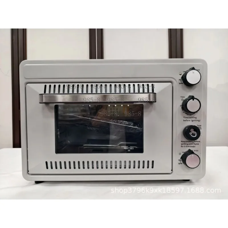 Large Capacity Portable Outdoor Gas Oven, Multifunctional Small Baking Equipment for Camping Trip & Home Baking