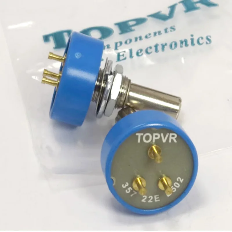 1 pz 360 gradi di rotazione TOPVR potenziometro in plastica conduttiva 357 22E B102 B202 B502 B103 rotazione di 360 gradi