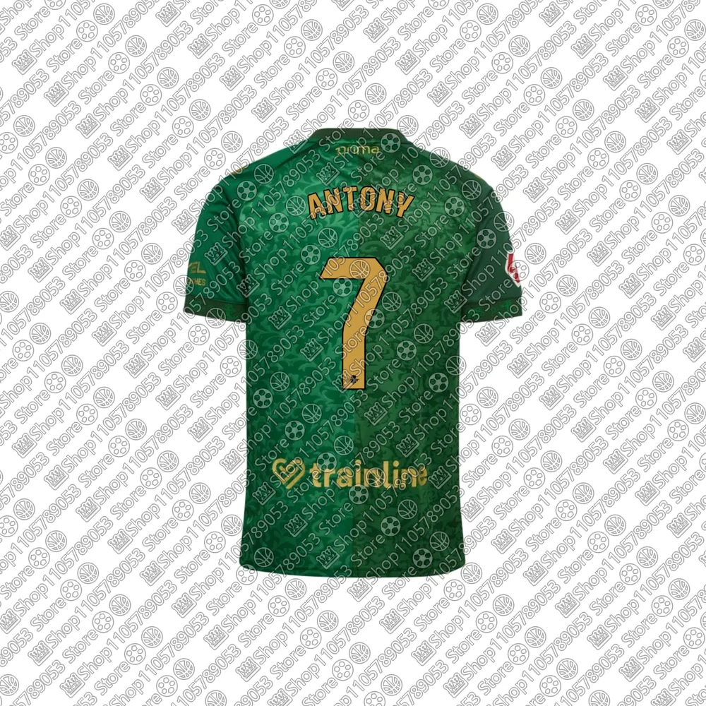 2026-27 Abde Ezzalzouli N.º10 Antony N.º7 Camiseta de Fútbol Transpirable para Entrenamiento y Partidos, para Hombres y Niños, Jersey de Fútbol de Visitante del Betis para Adultos